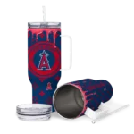 custom los angeles angels bullseye drips blue curved tumbler best selling 1 1.webp