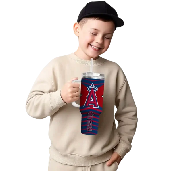 custom los angeles angels chevron layers blue curved tumbler latest model 1 1.webp