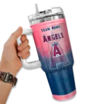 custom los angeles angels gradient dots blue curved tumbler best selling 1 1.webp