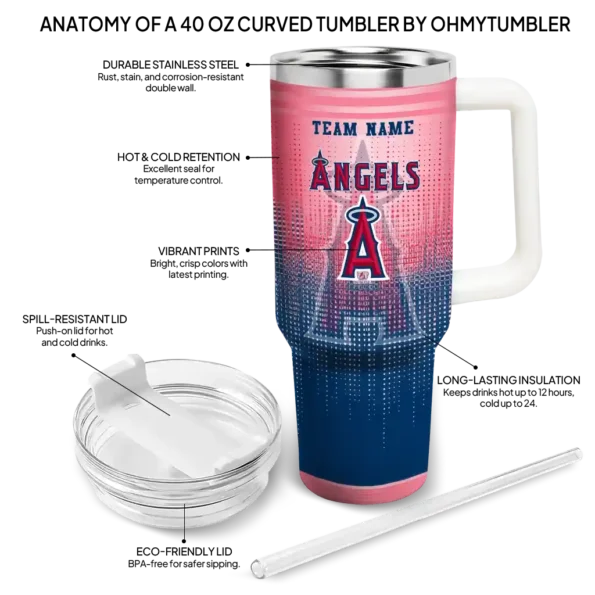 custom los angeles angels gradient dots blue curved tumbler new arrival 1 1.webp