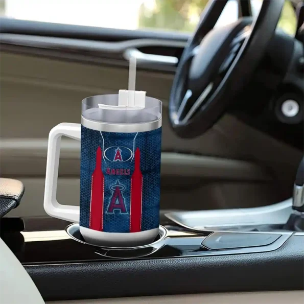custom los angeles angels hexagon armor blue curved tumbler trendy 1 1.webp