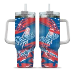 custom los angeles dodgers abstract paths blue curved tumbler best selling 1 1.webp