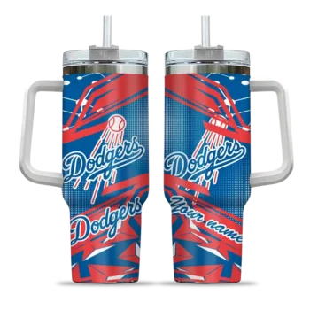 custom los angeles dodgers abstract paths blue curved tumbler best selling 1 1.webp