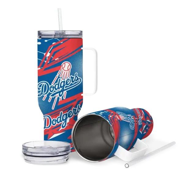 custom los angeles dodgers abstract paths blue curved tumbler high quality 1 1.webp