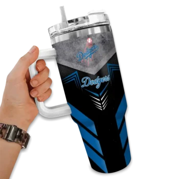 custom los angeles dodgers arrow armor blue black curved tumbler fashion forward 1 1.webp