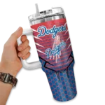custom los angeles dodgers hex texture blue curved tumbler best selling 1 1.webp