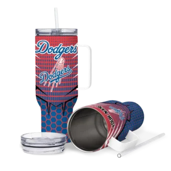 custom los angeles dodgers hex texture blue curved tumbler high quality 1 1.webp