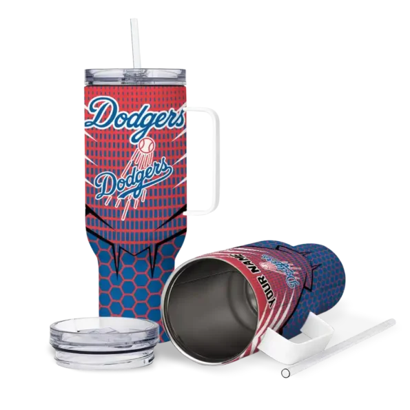 custom los angeles dodgers hex texture blue curved tumbler high quality 1 1.webp