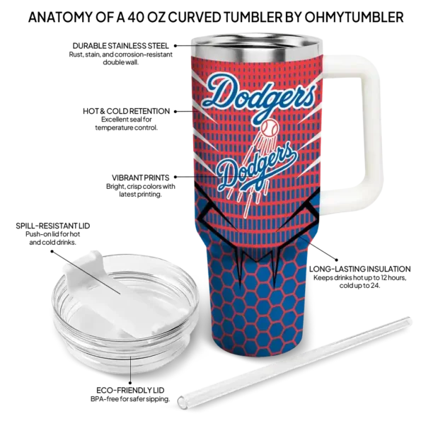 custom los angeles dodgers hex texture blue curved tumbler new arrival 1 1.webp