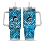custom miami marlins bold diamonds blue curved tumbler best selling 1 1.webp