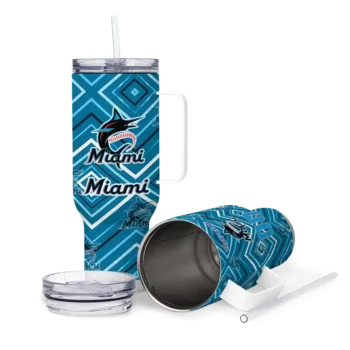 custom miami marlins bold diamonds blue curved tumbler high quality 1 1.webp