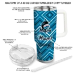 custom miami marlins bold diamonds blue curved tumbler best selling 1 1.webp
