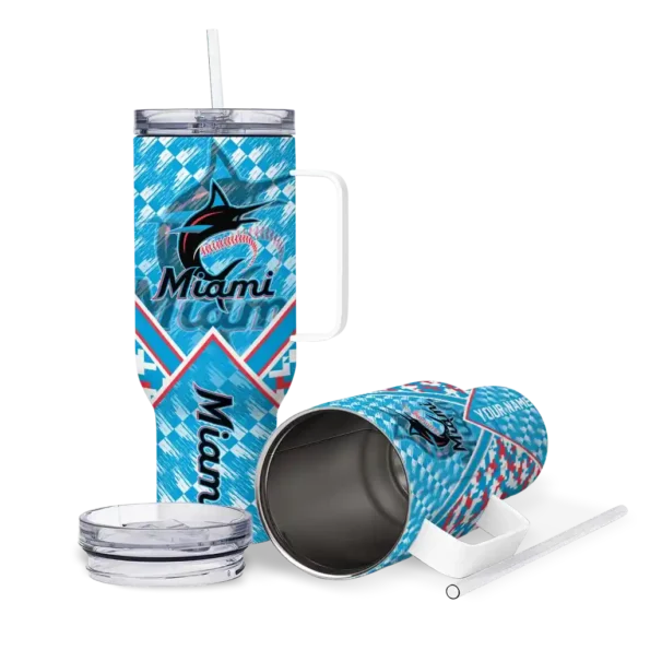 custom miami marlins chevron angle blue curved tumbler high quality 1 1.webp