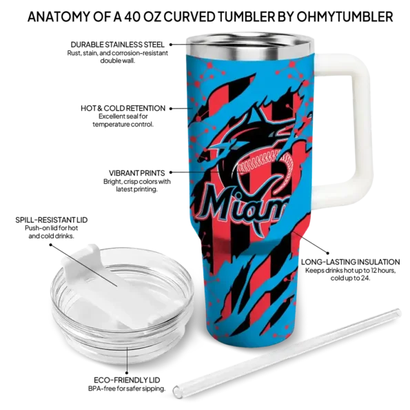 custom miami marlins claw cut blue black curved tumbler new arrival 1 1.webp