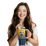 custom milwaukee brewers gradient dots navy blue curved tumbler best selling 1.webp