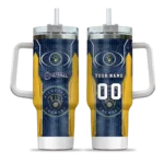 custom milwaukee brewers hexagon armor navy blue curved tumbler best selling 1.webp