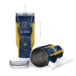 custom milwaukee brewers hexagon armor navy blue curved tumbler best selling 1.webp