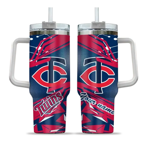 custom minnesota twins abstract paths navy curved tumbler best selling 1.webp
