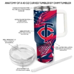 custom minnesota twins abstract paths navy curved tumbler best selling 1.webp