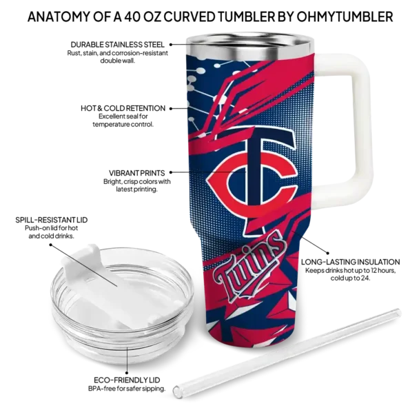 custom minnesota twins abstract paths navy curved tumbler new arrival 1.webp