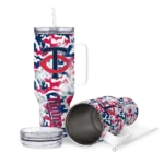 custom minnesota twins camo mashup navy white curved tumbler best selling 1.webp