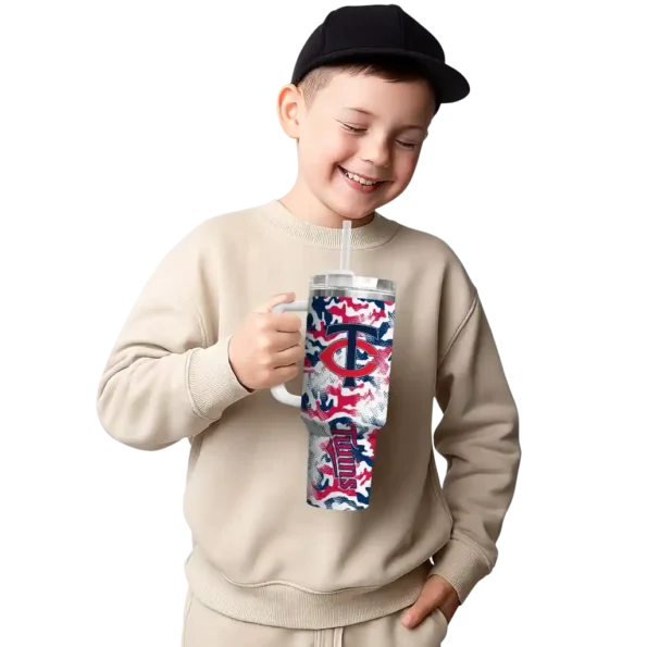 custom minnesota twins camo mashup navy white curved tumbler latest model 1.webp