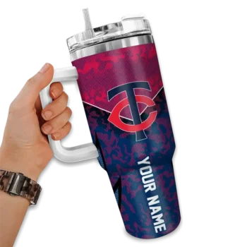 custom minnesota twins chevron stripe navy curved tumbler fashion forward 1.webp