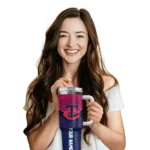 custom minnesota twins chevron stripe navy curved tumbler best selling 1.webp