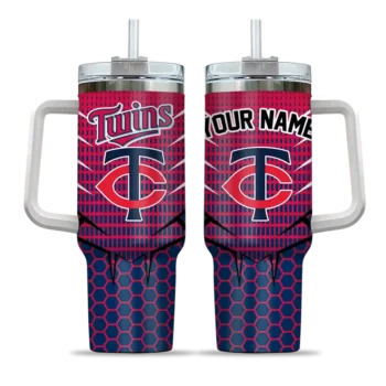 custom minnesota twins hex texture navy curved tumbler best selling 1.webp