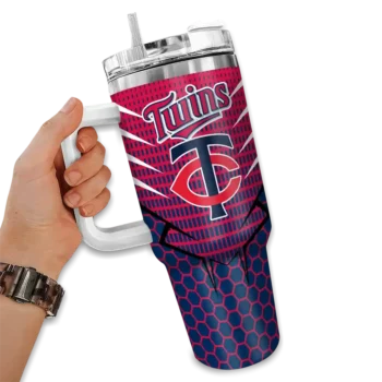 custom minnesota twins hex texture navy curved tumbler fashion forward 1.webp