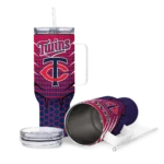 custom minnesota twins hex texture navy curved tumbler best selling 1.webp