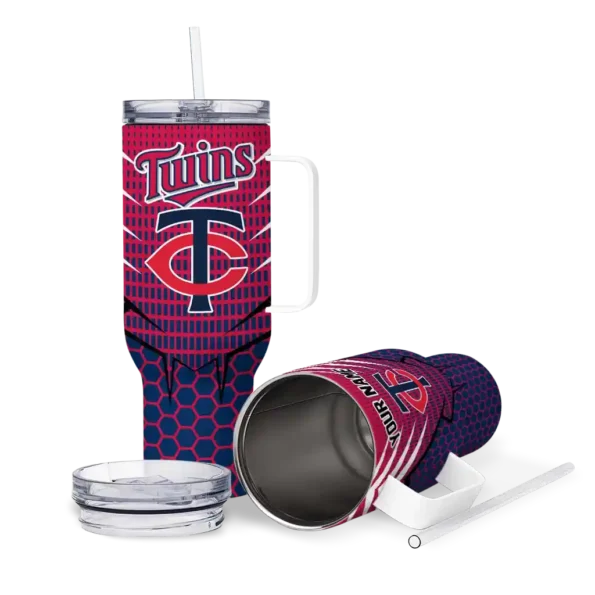 custom minnesota twins hex texture navy curved tumbler high quality 1.webp