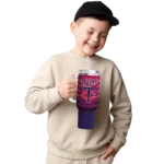 custom minnesota twins hex texture navy curved tumbler best selling 1.webp