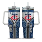 custom minnesota twins leopard zipper navy curved tumbler best selling 1.webp