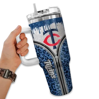 custom minnesota twins leopard zipper navy curved tumbler fashion forward 1.webp