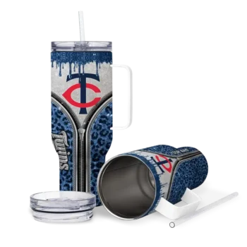 custom minnesota twins leopard zipper navy curved tumbler high quality 1.webp