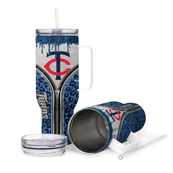 custom minnesota twins leopard zipper navy curved tumbler high quality 1.webp