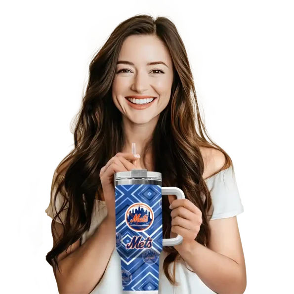 custom new york mets bold diamonds blue curved tumbler premium grade 1.webp