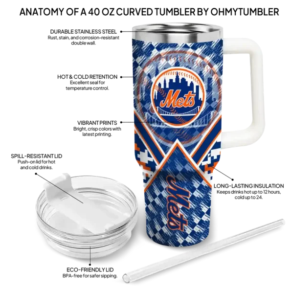 custom new york mets chevron angle blue curved tumbler new arrival 1.webp