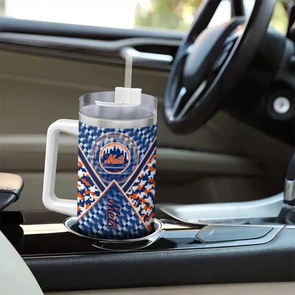 custom new york mets chevron angle blue curved tumbler trendy 1.webp
