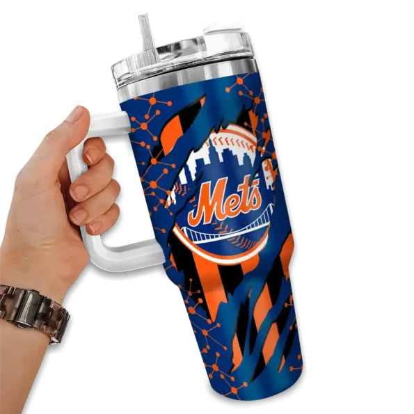 custom new york mets claw cut blue black curved tumbler fashion forward 1.webp