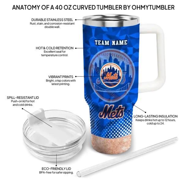 custom new york mets geometric prism blue curved tumbler new arrival 1.webp