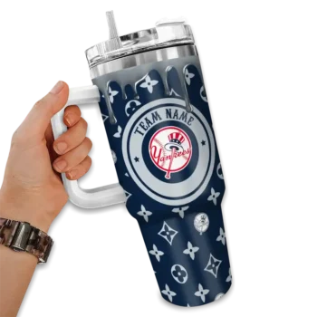 custom new york yankees bullseye drips navy curved tumbler fashion forward 1.webp