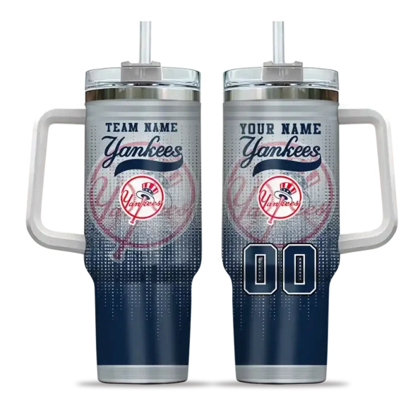 custom new york yankees gradient dots navy curved tumbler best selling 1.webp