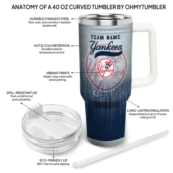 custom new york yankees gradient dots navy curved tumbler new arrival 1.webp