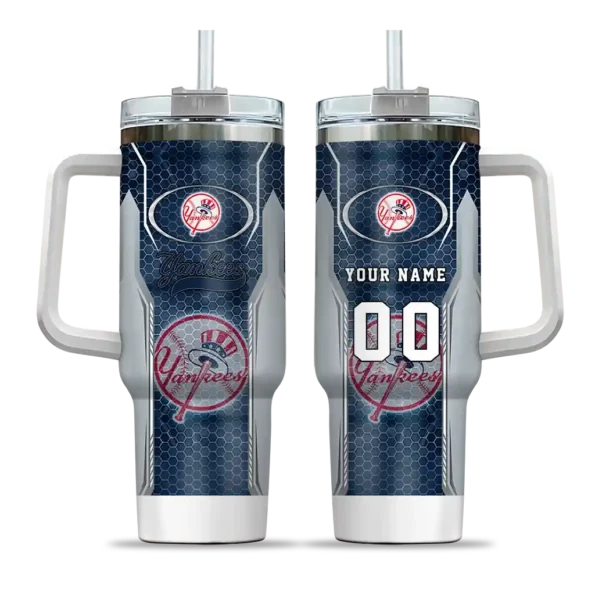 custom new york yankees hexagon armor navy curved tumbler best selling 1.webp