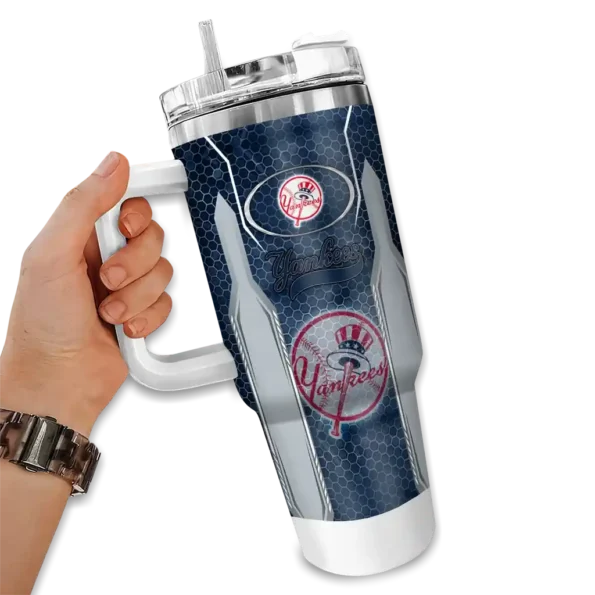 custom new york yankees hexagon armor navy curved tumbler fashion forward 1.webp