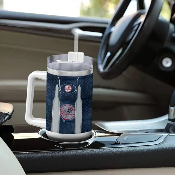 custom new york yankees hexagon armor navy curved tumbler trendy 1.webp