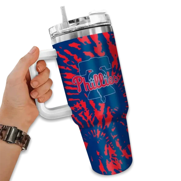 custom philadelphia phillies burst swirl blue curved tumbler fashion forward 1.webp