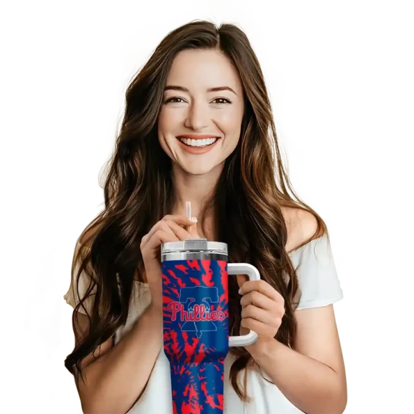 custom philadelphia phillies burst swirl blue curved tumbler premium grade 1.webp